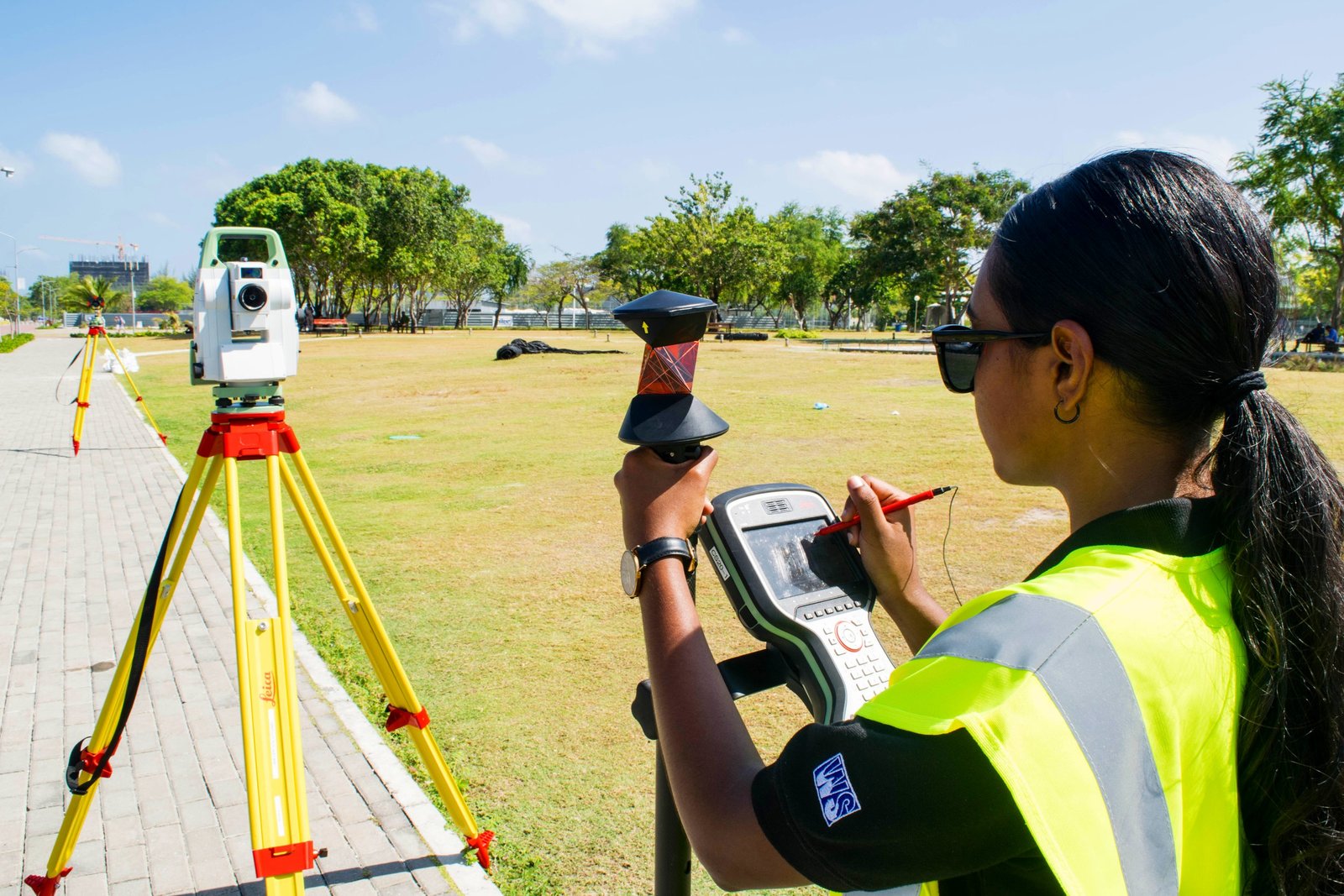 geologist analyzing rock layers